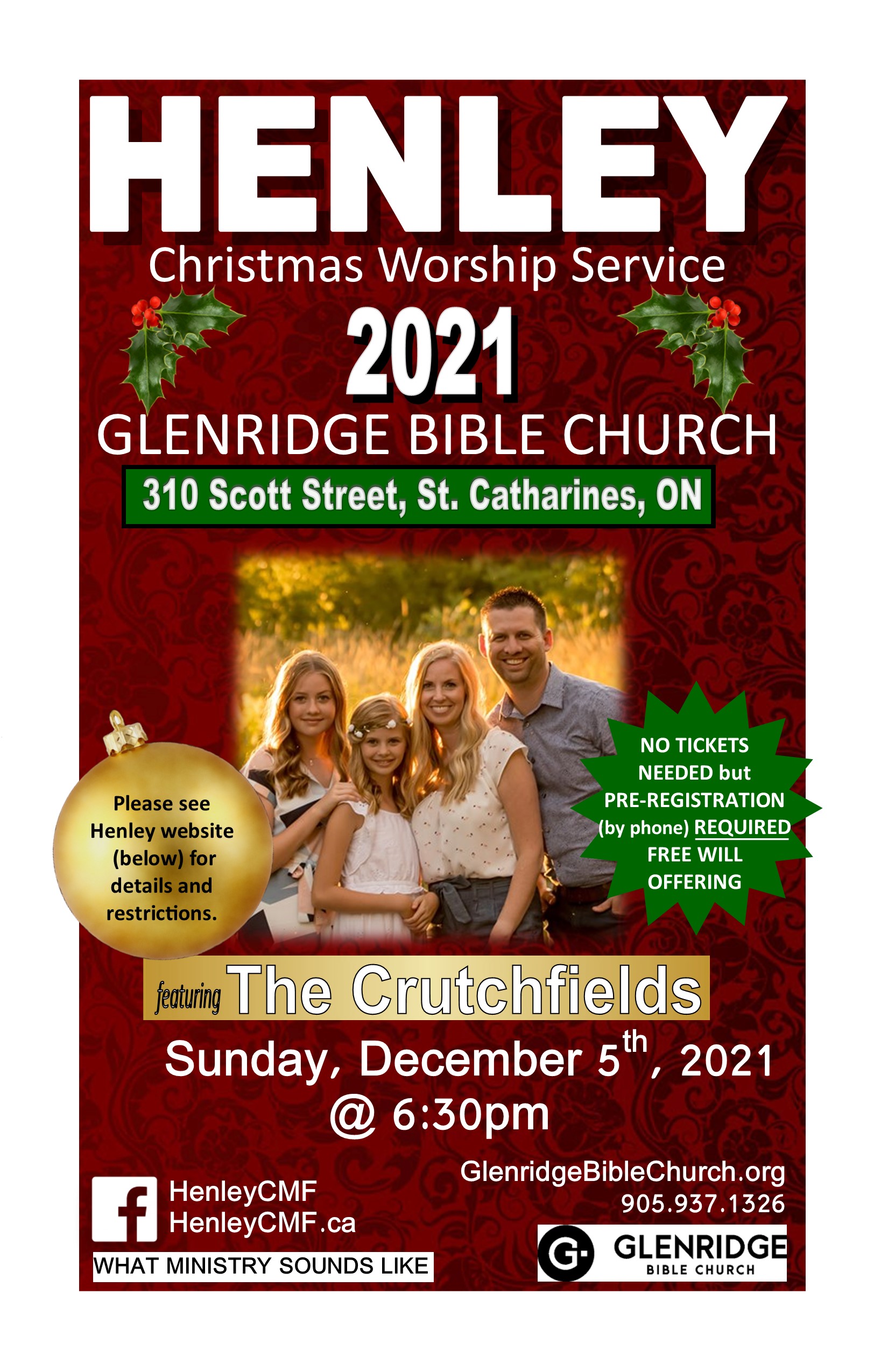 Henley Christmas Worship Service – 2021