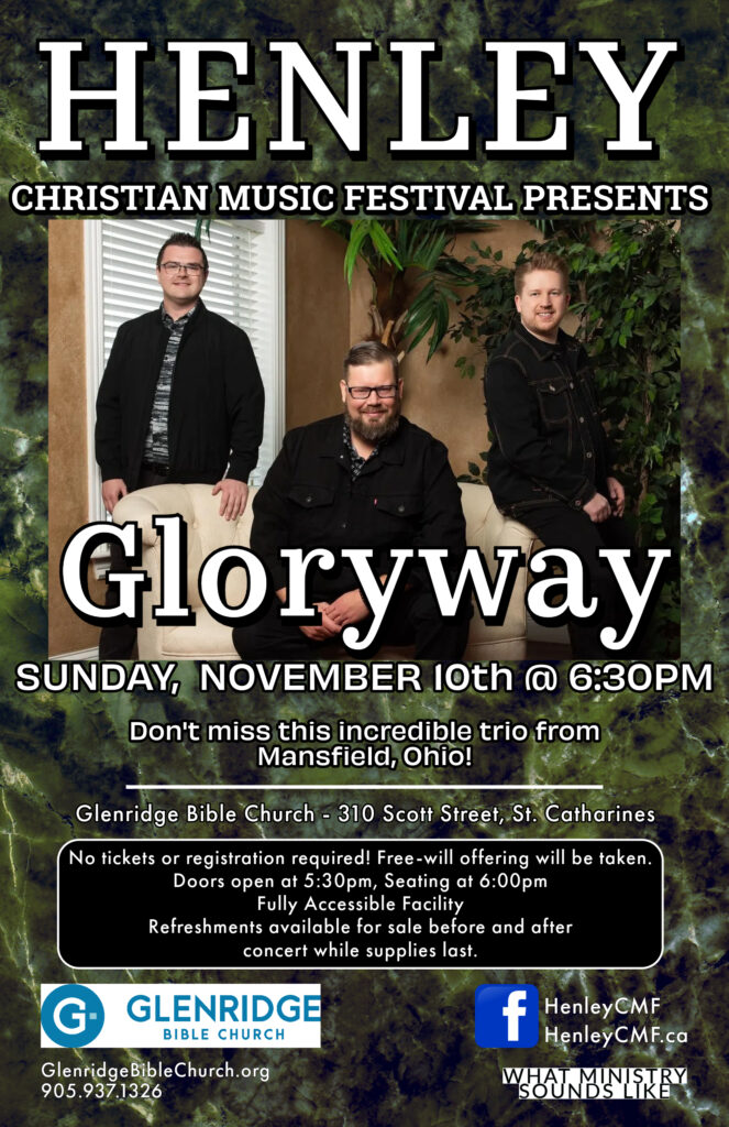 Gloryway
November 10th, 2024
6:30pm