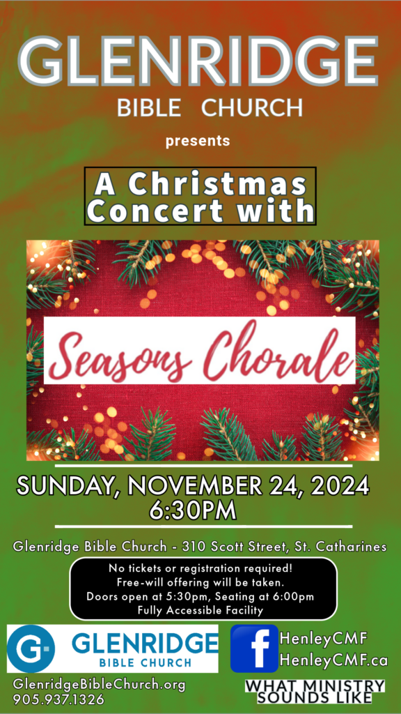 Seasons Chorale
November 24th, 2024
6:30pm