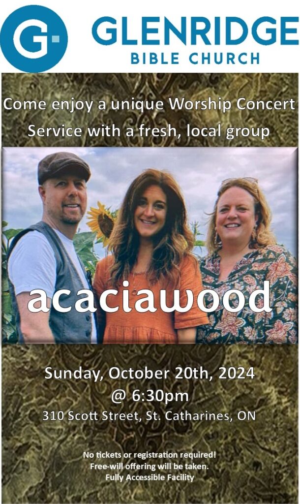 Niagara's own, acaciawood
October 20th, 2024
6:30pm